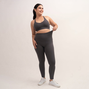 Conjuntos de Yoga para Mujer Personalizables, Transpirables, Ecológicos, sin Costuras, con Hombros Descubiertos, sin Mangas, de 2 Piezas, Ropa Deportiva - Product Image 5