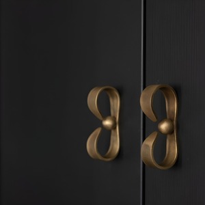 มือจับตู้สแตนเลสทรงทันสมัย รูปทรงแปลกใหม่ ทนทาน สำหรับประตูตู้ - Product Image 3