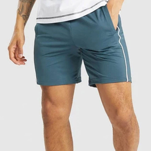 Pantalones Cortos Deportivos de Diseño para Hombre, Casuales, para Fitness, Running, Entrenamiento, Cintura Media Elástica, 100% Poliéster, Secado Rápido, Transpirables - Product Image 6