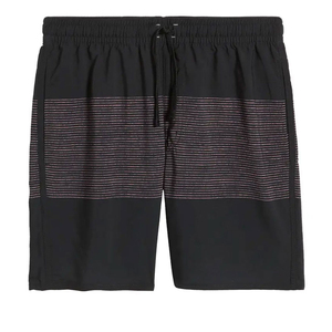 Shorts de bain pour hommes à rayures, séchage rapide, taille élastique, pour la plage, fournisseur OEM ODM personnalisé - Product Image 1