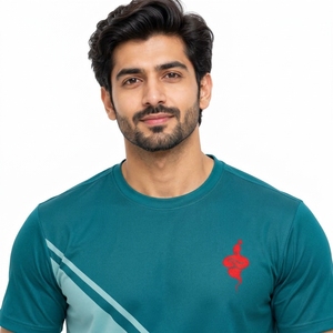 <b>Men</b> T <b>Shirt</b> Made With High Quality Cotton Material Lightweight Structure Round Neck <b>Collar</b> Comfortable Fit Durable Seams - Product Image 5