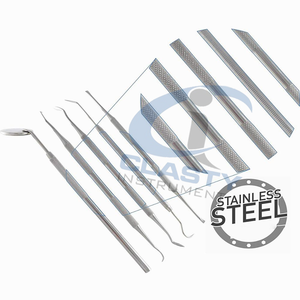 Kit d'outils de nettoyage buccal dentaire portable en acier inoxydable, certifié CE Classe I, détartreur manuel pour le nettoyage des dents destiné aux dentistes - Product Image 3