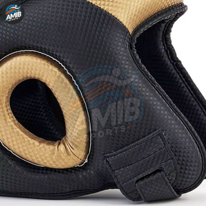 Protector de Cabeza de Boxeo MMA Transpirable de Piel de Vaca Unisex de Primera Calidad con Protección Profesional Personalizada - Product Image 4