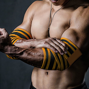 Sangles de fitness réglables pour la protection des genoux et des coudes, bandes élastiques pour la musculation, l'entraînement et le powerlifting, coussinets de soutien - Product Image 4