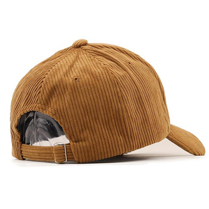 Gorra de Béisbol de Pana de 6 Paneles, Ajustable, Unisex, de Color Sólido, Casual, Deportiva, con Bordado a Mano, para las Cuatro Estaciones - Product Image 2
