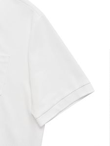 Polo pour homme en tissu respirant, col classique, t-shirt décontracté à manches courtes, tenue de bureau estivale, matière douce et en vente en ligne - Product Image 4