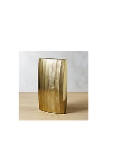 Elegante florero de acero, accesorio de decoración para el hogar contemporáneo, adecuado para arreglos florales frescos o artificiales en mesa. - Product Image 2