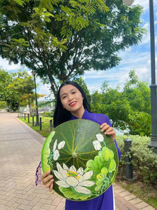 หมวกทรงกรวยเวียดนามแกะสลักด้วยมือแบบสั่งทำ ขายดี |   งานฝีมือเชิงวัฒนธรรมที่เป็นมิตรกับสิ่งแวดล้อมและของตกแต่งผนัง - Product Image 5