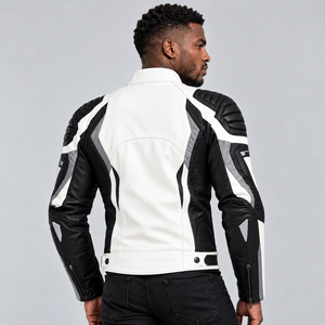 Veste de moto haut de gamme avec une coupe confortable, un tissu respirant, une construction durable et un design protecteur - Product Image 3