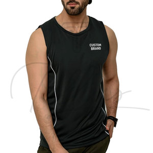 Camiseta sin Mangas para Hombre de Alta Calidad, Personalizada, de Color Sólido, de Secado Rápido, de Alta Gama - Product Image 5