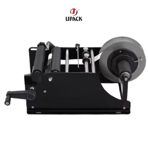 Distributeur manuel d'étiquettes rondes pour bouteilles, distributeur d'autocollants pour canettes de bière, bouteilles de vin, colle et bouteilles en plastique - Product Image 4