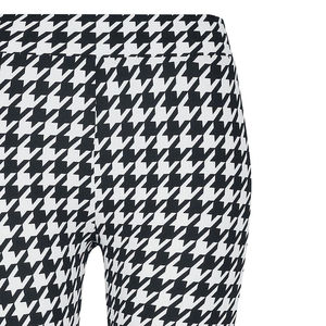 Leggings de yoga taille haute longueur intégrale, motif pied-de-poule, extensibles dans les quatre sens, en Spandex et Polyester, taille élastique - Product Image 6