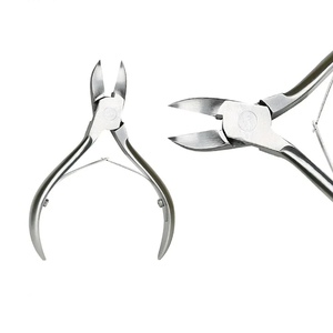 Stainless Steel Heavy Duty Curved Toenail Clippers Wide Jaw Opening <b>for</b> <b>Thick</b> <b>Nails</b> Fingers Anti-Slip Handle Professional - Product Image 6