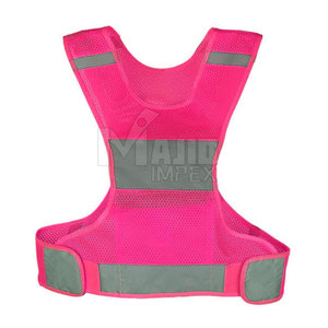 High Visibility Outdoor Jogging Fitness Exercise Gear High Vis <b>Running</b> <b>Vest</b> Reflective Safety Gear - Product Image 5