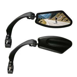 Specchietti Retrovisori Regolabili per Bicicletta, HD Grandangolari in PVC, Montaggio su Manubrio, per BMX (Solo Logistica USPS.TK/TMEU) - Product Image 1