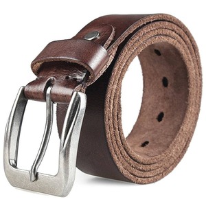 Ceinture en cuir véritable pour homme, double face noir et marron, ceinture de mode business pour homme, ceinture de bonne qualité pour homme - Product Image 6