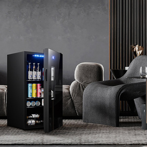 Mini Nevera Ecológica para Vinos de 85W y 98L, con Luz LED Blanca, Compacta, para Uso Doméstico, <span class=keywords><strong>Enfriador</strong></span> de Bebidas - Product Image 2