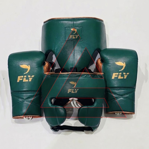 Nouveau modèle 2026 : Ensemble de boxe Fly sur mesure, ensemble de sparring Fly couleur personnalisée, ensemble de protection de boxe Fly professionnel avec protège-guêtres - Product Image 2
