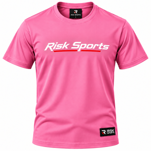 <b>Pink</b> Plus Size <b>Men's</b> T <b>Shirt</b> O Neck Short Sleeve Knitted Printed Casual Sports Tee with Pattern Front Custom Logo - Product Image 1
