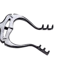 Separador de heridas Jansen Premium - Retractor Jansen de acero inoxidable reutilizable y autorretenible para mastoides y sitios pequeños - Product Image 3