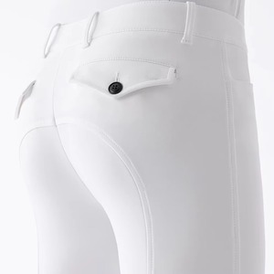 Pantalones de Montar para Hombre con Parches en las Rodillas, Sostenibles, con Bolsillos con Cremallera, Precio de Fábrica - Product Image 4
