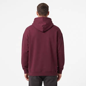 Sweat-shirt à capuche surdimensionné pour homme de haute qualité, en molleton de coton épais, avec cordon de serrage - Product Image 2