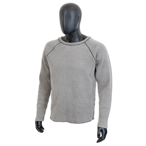 Camiseta Térmica de Manga Larga para Hombre, Cuello Redondo, Tejido Waffle, Mezcla de Algodón, Casual, OEM, Otoño, Bordado, Impresión Digital, Felpa - Product Image 1