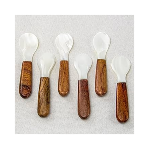 Handmade Mother Of Pearl Spoon Natural <b>Shell</b> Spoon Jam Spoon Honey Spoon Breakfast Tableware Vietnam - Product Image 2