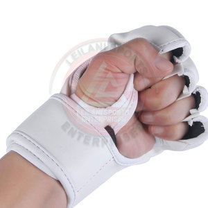 Best Selling Leather MMA <b>Gloves</b>-High Quality <b>Moisture</b> Wicking Hook & Loop Closure for Martial Arts Training - Product Image 5