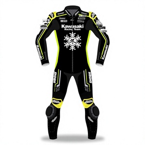 ชุดแข่งอเล็กซ์โลว์ wsbk หนังวัว rawasaki/ Kangaroo TRACK/jumpsuit การขับขี่/หนัง traje ระดับ2 - Product Image 1