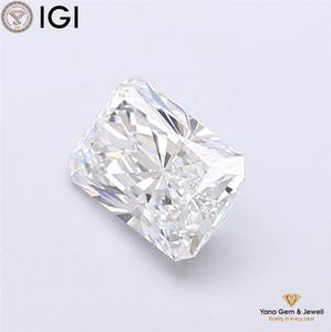 Diamant de laboratoire CVD de 1,00 carat, taille Radiant, clarté VVS2, couleur D, avec certificat IGI, pour collection de mariage - Product Image 6