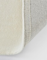 Tapis tufté doux couleur ivoire – Tapis moelleux moderne et minimaliste pour salon, chambre et décoration intérieure