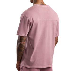 Camiseta de Manga Corta de 180 Gramos, 100% Algodón, Corte Regular, Cómoda, de Secado Rápido, con Logotipo Personalizado, Hombros Caídos - Product Image 5