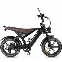 Bicicleta Eléctrica Todoterreno GT20 de 7 Velocidades, Motor sin Escobillas de Alta Velocidad de 48V, Batería Oculta, Cuadro de Acero, Resistente al Agua IP54, Doble Suspensión