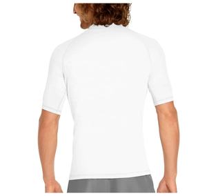 Transpirable Sublimado Barato Manga corta Rash Guard Logotipo personalizado Impreso Hombres elegantes Rash Guards - Product Image 2