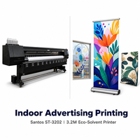Impresora Eco-Solvente de 3.2M para Interiores, para Pancartas Enrollables, Adhesivos Decorativos, Impresora de Formato Grande I3200 DX5 DX7, con Certificación CE y FCC