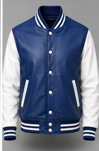 เสื้อแจ็คเก็ตวาร์ซิตี้คุณภาพสูงสำหรับผู้ชายพร้อมปกตั้ง - Product Image 1