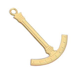 Collar Masónico de Gran Supervisor Chapado en Oro, Joya para Grados Aleados, Insignia Fraternal de Metal, Precio de Fábrica - Product Image 1