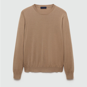 Pull en coton 100% tricoté sur mesure pour homme, respirant, confortable, de haute qualité, avec logo et taille personnalisés - Product Image 4