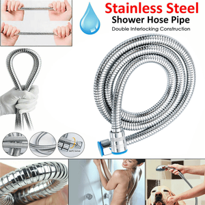 Tubo Flessibile per Doccia in Metallo Cromato Personalizzabile per Bagno, Toilette e Hotel - Product Image 5