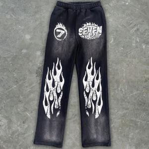 Survêtement de jogging en nylon épais pour homme avec fermeture éclair, logo personnalisé, coupe-vent et surdimensionné pour l'hiver - Product Image 5