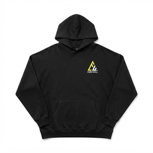 High Quality Wholesale Custom Blank <b>Men</b> Hoodie 100% Cotton Lined Heavyweight Fleece Regular Fit Plain Streetwear <b>Pullover</b> - Product Image 1