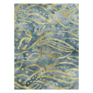 Wholesale Handmade Batik Sarong Abstract <b>Purple</b> Blue Motif Soft Multipurpose Fabric Supplier Indonesia - Product Image 4