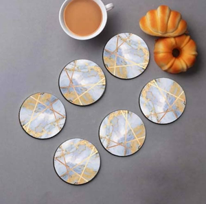 Posavasos de MDF Impreso con Diseño Floral, Hecho a Mano, 350 mm de Diámetro, para Decoración del Hogar y la Cocina - Product Image 5