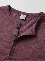 Men's Short Sleeve Henley Jersey T-Shirt 100% Cotton Solid Color Knitted Casual Top Regular Fit Button-Up High Quality 180 Grams