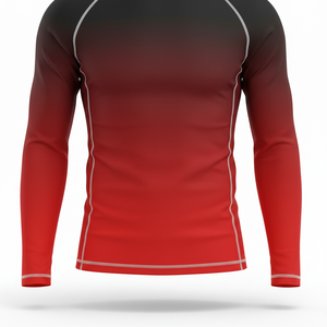 Maillots de protection anti-UV pour hommes de qualité supérieure, vêtements de sport, logo personnalisé, impression numérique, couleur unie, légers, 160g Polyester/Nylon - Product Image 6