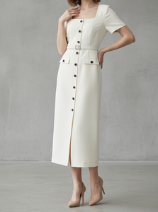 Vêtements en gros Robes pour femmes OEM ODM Fabricant de vêtements au Vietnam Vêtements pour femmes Étiquette personnalisée Tissu personnalisé - Product Image 2
