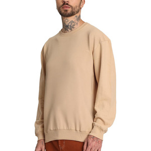 Premium Fabric Crew Neck <b>Pullover</b> Streetwear And Sportswear Apparel Heavyweight Cotton Blend <b>Pullover</b> <b>Men</b> Casual Sweatshirt - Product Image 1