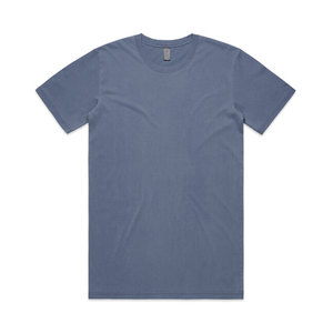 T-shirts 100% coton peigné unisexe, imprimés à l'écran avec techniques de broderie, en laine mérinos épaisse, coupe ample bio - Product Image 2