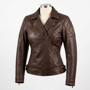 Custom Fit Women's Leather Motorcycle <b>Jacket</b> | Modern <b>Biker</b> Fashion | Branding - Product Image 6